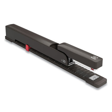 TRU RED™ Long Reach Stapler, 20-sheet Capacity, 12" Throat, Black freeshipping - TVN Wholesale